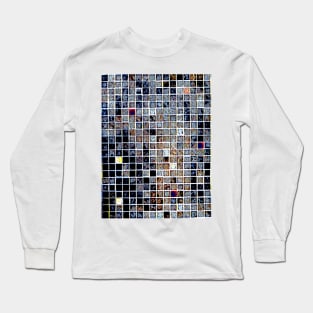 Stained Glass Modernism Long Sleeve T-Shirt